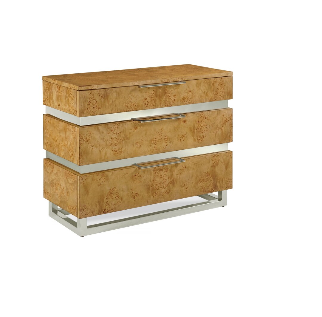 Custom Finished Burl Wood Bowery Place Chest Etsy