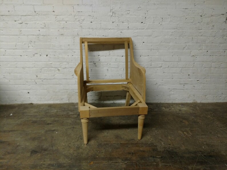 XS Upholstery Set of 2 Unfinished Guest Chair Frames Etsy