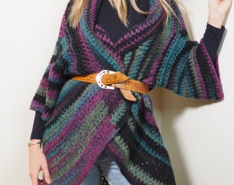 Veste au crochet, veste au crochet, veste hippie, cardigan boho, veste kimono, cardigan folk, cardigan festival, veste au crochet, cardigan au crochet