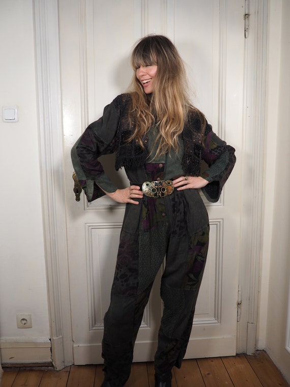 Boho Jumpsuit, Vintage Jumpsuit, Party Jumpsuit, P