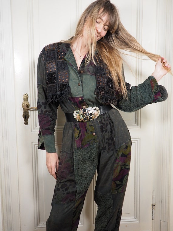 Boho Jumpsuit, Vintage Jumpsuit, Party Jumpsuit, P
