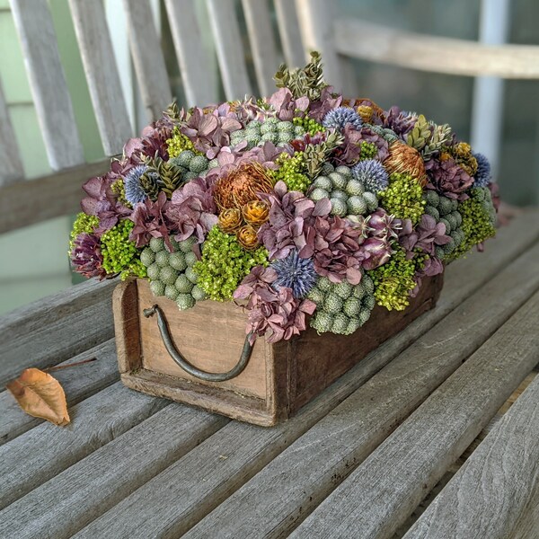 Dried Flower Arrangement Etsy