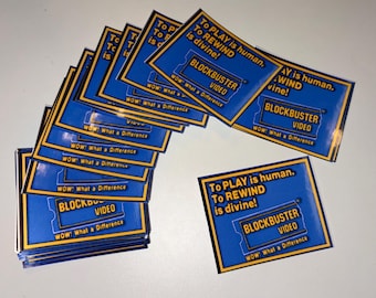 BLOCKBUSTER video store sticker!