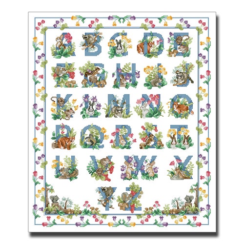 Cross Stitch Pattern Cross Stitch Sampler PDF Instant Etsy