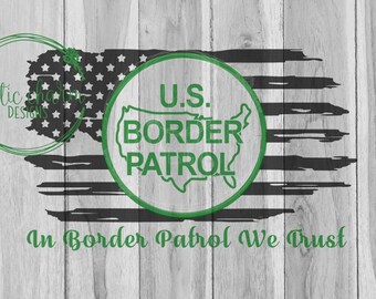 Download Border patrol flag | Etsy