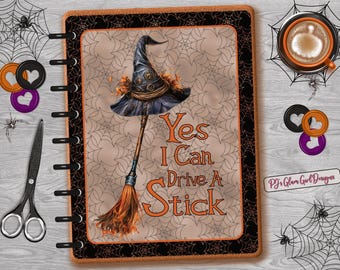 Drive a Stick 2! Happy Halloween Kids!, Glam Girl Designs, Planner Dashboards, Covers,