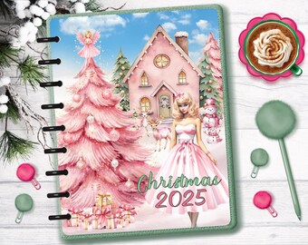 A Merry Pink Christmas 2025! Xmas Trees, Presents, Designer Planner, Dashboards, Covers,
