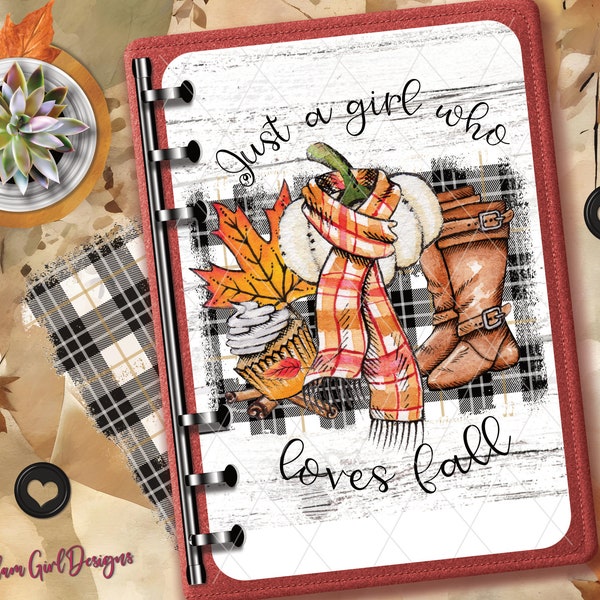 Girl Who Loves Fall, Fashion Girl, Glam Girl, Planner Dashboards, Covers, A5/GM,  A6, Personal/MM/Wide, Happy Planner - Big, Classic & Mini.