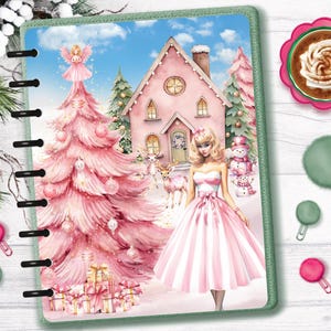 A Merry Pink Christmas 2! Xmas Trees, Presents, Designer Planner, Dashboards, Covers, A5, Personal/Wide, HP Big, Classic & Mini