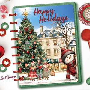 Happy Holidays! Merry Christmas, Fashion Planner Dashboards and Covers, A5, Personal/Wide, HP Big, Classic & Mini