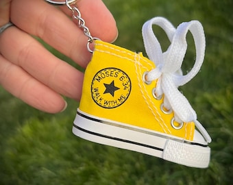 Walk With Me Keychain | Yellow Sneaker Charm, 2026 Youth Theme