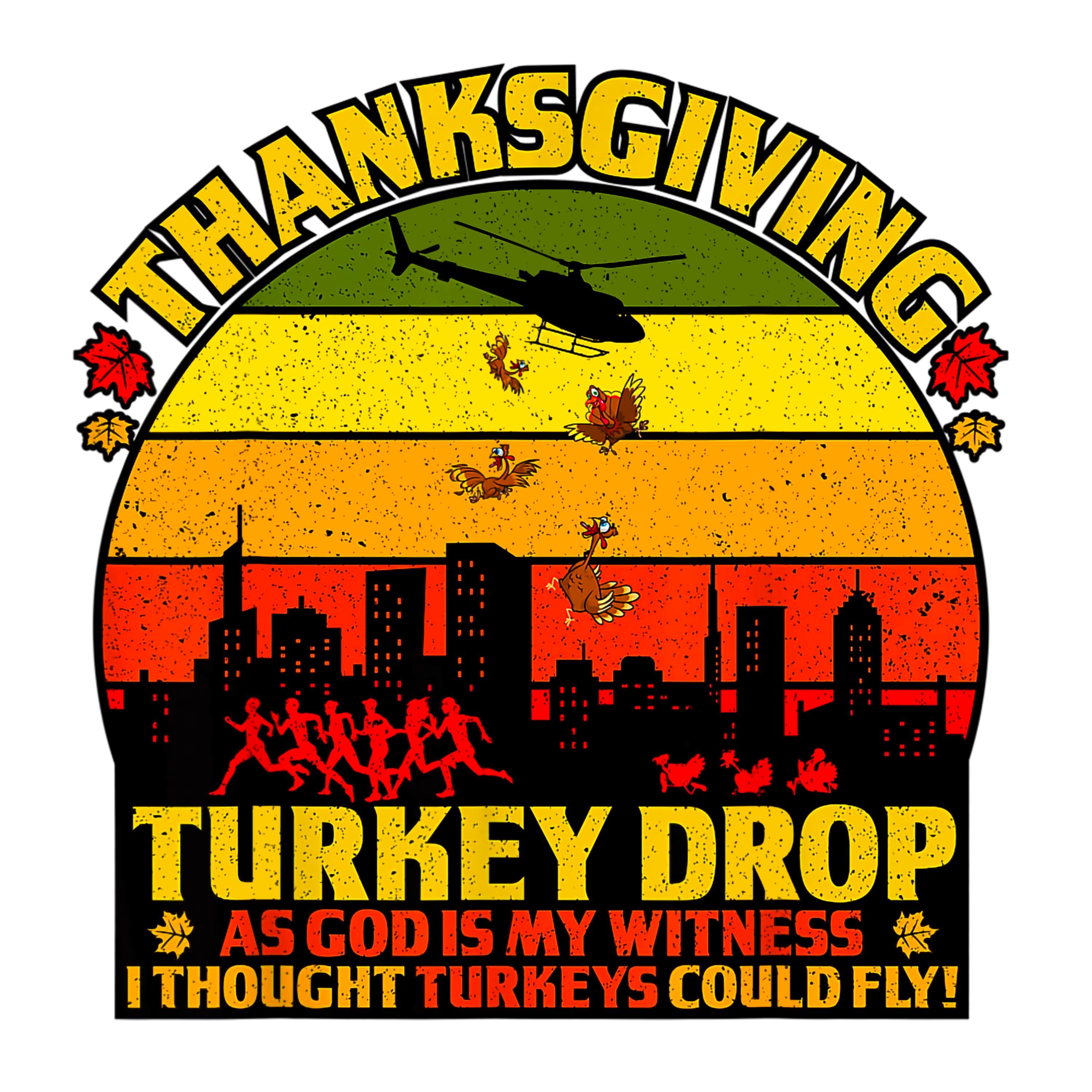 Turkey Drop WKRP png sublimation digital download Etsy