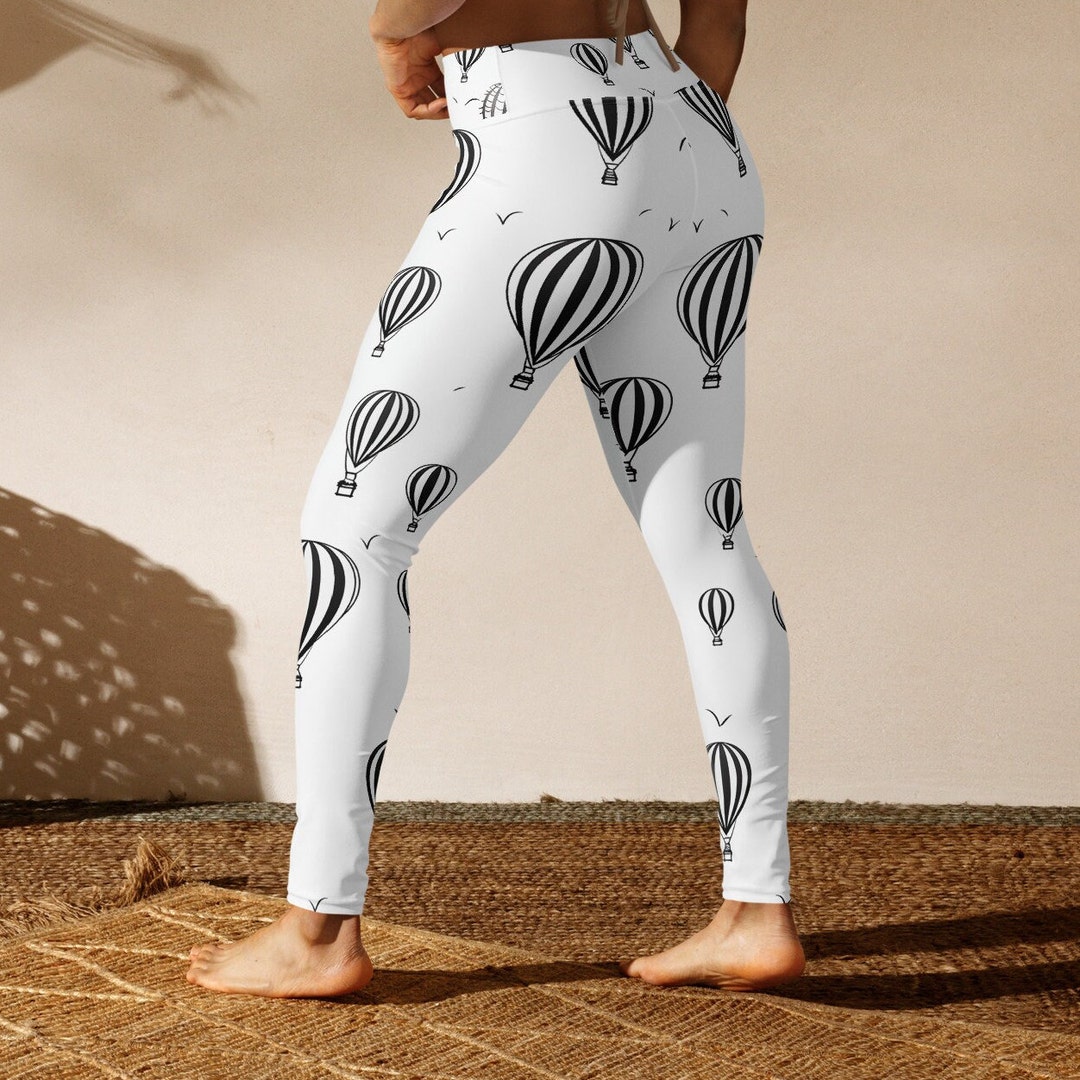 Minimal Hot Air Balloon Leggings / Balloonist Gift Hot Air Etsy