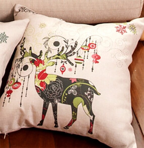 Christmas Pillow Covers Collection Holiday Pillow Cases Etsy