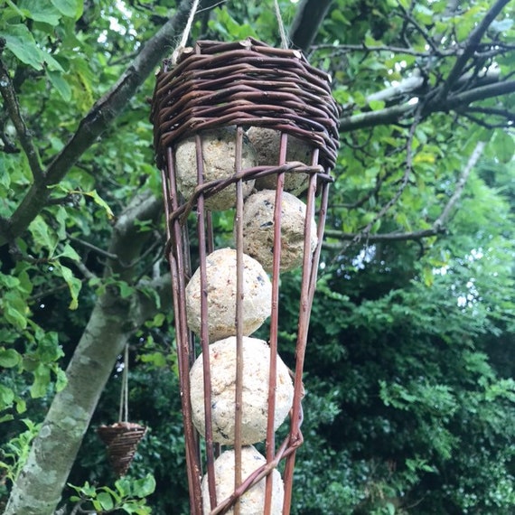 Willow Bird Feeder 16 Long Handcrafted In The West Etsy