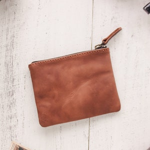 Fermeture éclair pour porte-monnaie, Pochette portefeuille en cuir, Porte-monnaie en cuir pour hommes, Pochette personnalisée, Petit porte-monnaie avec fermeture éclair, Porte-monnaie personnalisé