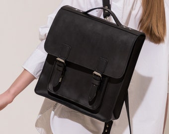 Personalized backpack purse, Women backpack purse, Rucksack for women, Laptop backpack women, Work backpack for women,Leather backpack purse