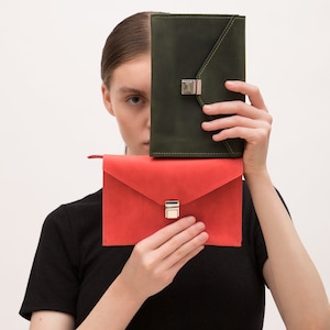 Personalisierte Clutch Geldbörse, Lederhandtasche, Clutch Brieftasche aus Leder, Clutch Geldbörse Abend, Brieftasche Clutch, Umschlag Clutch Tasche