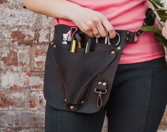 Floral belt bag,Farm belt,Florist tool belt,Garden belt personalized,Garden tool bag,Leather gardening belt
