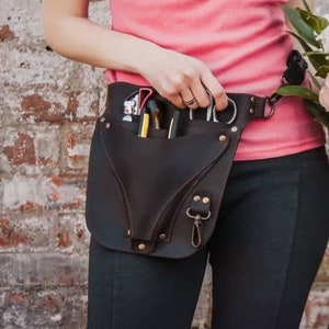 Leather Tool Belt,leather Florist Belt,floral Belt Bag,leather Utility  Belt,farm Belt,florist Tool Belt,garden Tool Bag 