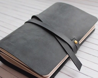 Book cover,Custom notebook cover,A5 notebook cover,Black leather Planner cover,Custom book cover,A5 travelers notebook cover,A5 cover
