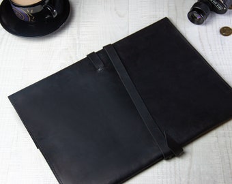 Leather document holder full grain,Leather folder a4,Leather document sleeve,Personalized leather folders,Document case,Tablet case leather