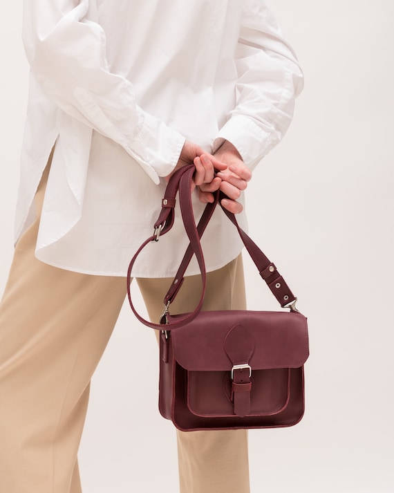 Small Leather Crossbody Bag,leather Satchel Women,leather