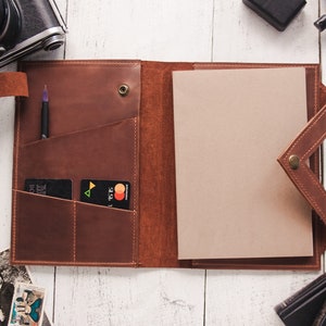 Rhodia notebook cover,Rhodia leather cover,Leather journal cover,Personalized notebook cover,Leather journal refillable,Small sketchbook