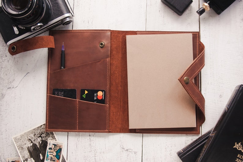 Moleskine Leather Covermoleskine Journal Coverpersonalized Etsy