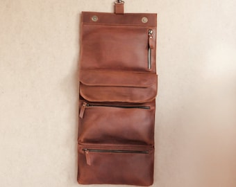 Hanging dopp kit leather, Hanging dopp kit for men, Hanging toiletry bag large, Hanging toiletry bag men, Hanging toiletry bag monogram