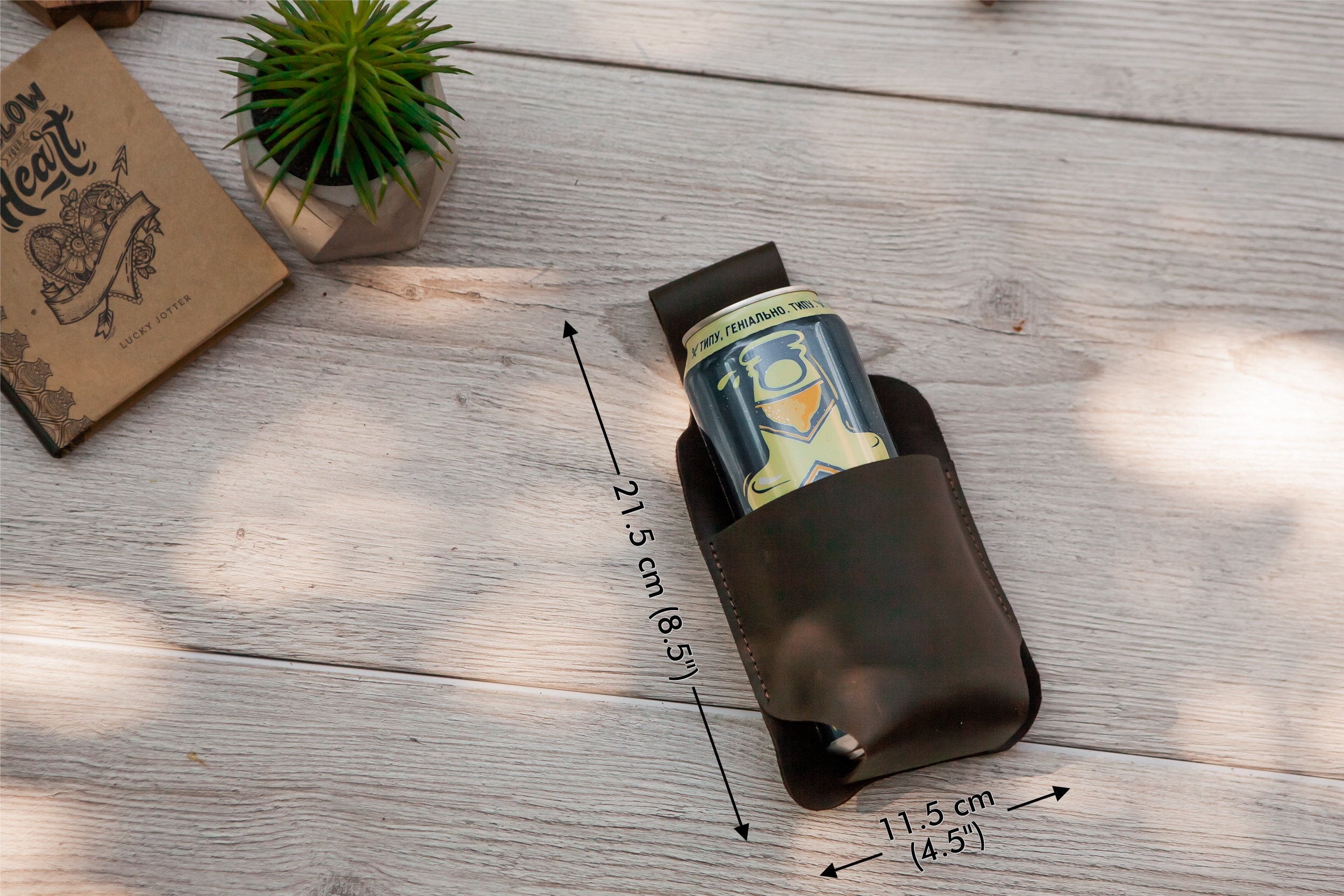 EIHI Porte-bière En Cuir – Ceinture à Bouteille Mains Libres, Robuste, Imperméable, Cadeau Original Pour Amateur De Bière