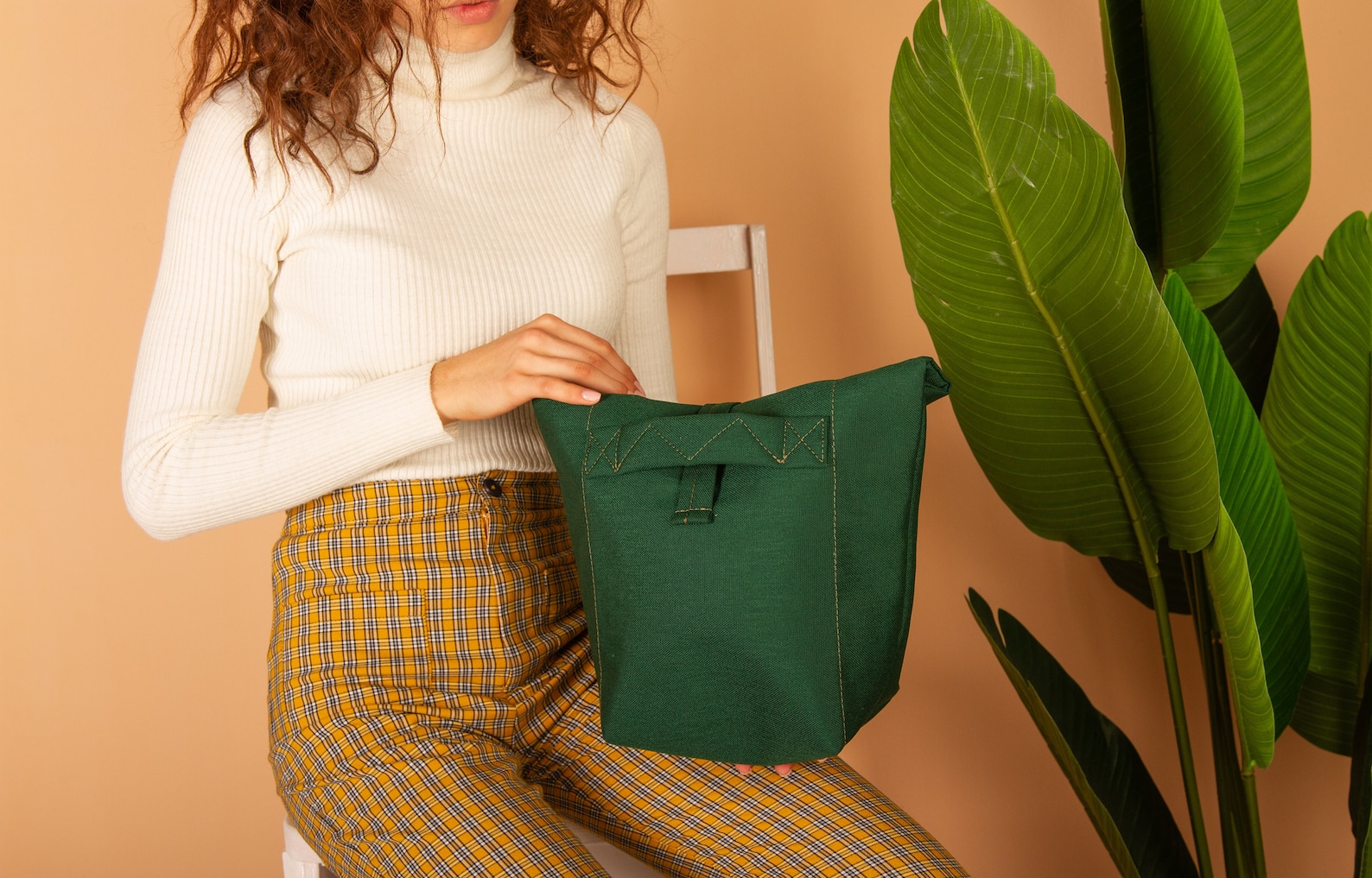 Lunch bag Insulated lunch bag Waxed Cotton Canvas Lunch Bag Etsy