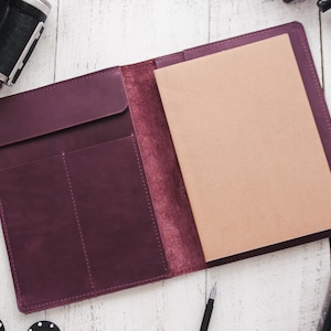 Leather journal cover refillable, Leather journal cover personalized, Leather journal cover moleskine, Leather journal cover A4, A5