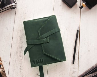 Cubierta de cuero para 8.5 x 11, Diario de cuero recargable a5, Diario de cuero personalizado recargable, Cubierta de cuaderno de viajeros estándar