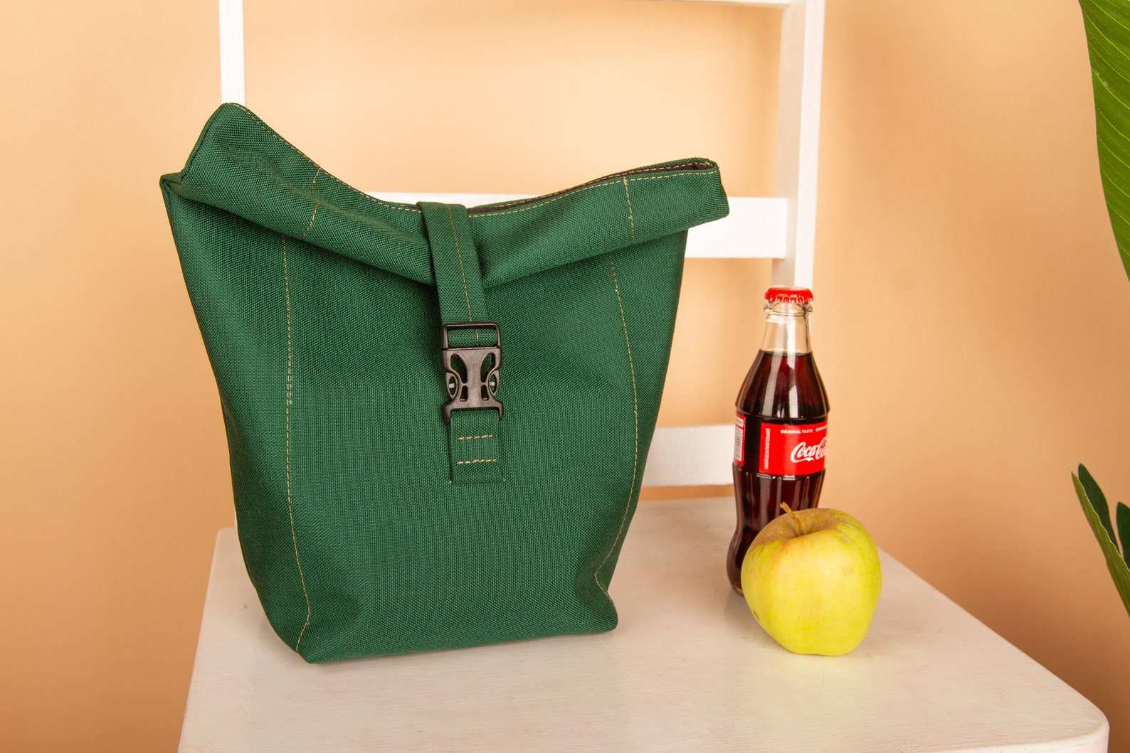 Lunch bag Insulated lunch bag Waxed Cotton Canvas Lunch Bag Etsy