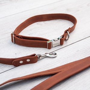 Dog collar and leash set,Leather dog collar,Customized dog collar,Engraved dog collar,Personalized dog collar,Puppy collar and leash set