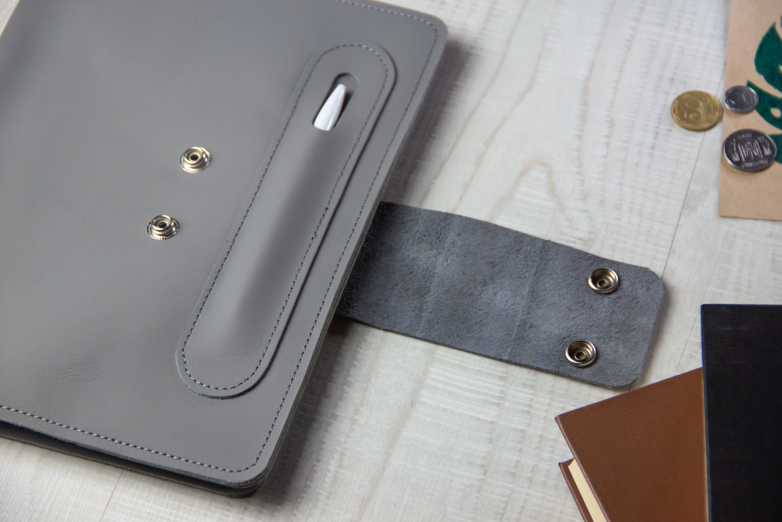 Ipad Portfolio Case Ipad Mini 5 Case With Pencil Holder Etsy UK