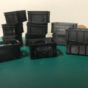 G-scale model scenery - the Crate collection