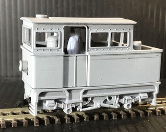 Locomotora de vapor de vía estrecha Atkinson-Walker 009 para KATO 109 - OO9