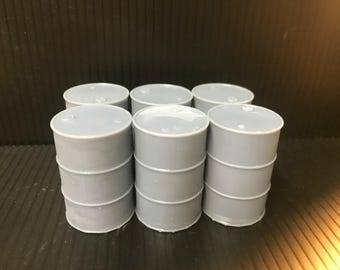 G-Modell-Szenerie - sechs Ölfässer - auch für GN15 geeignet