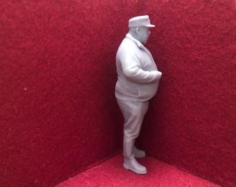 16 mm figuur 3D-scan van een echt persoon - D033: schaal 1:19 en SM32