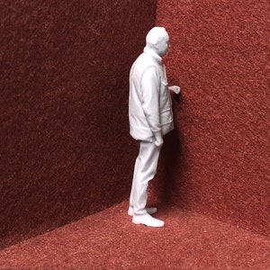 G-scale Driver Figure With Hat & Coat - 3D Scan Of Person
