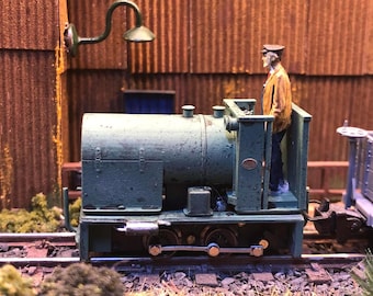 OO9 Scale Resin Kit – Baguley Baguley McEwan Pratt 10HP WW1 Petrol Locomotive