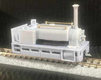 OO9 009 Hunslet quarry Narrow Gauge kit to fit onto the KATO 11-109 chassis