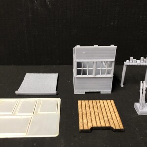 thumbnail image 2 of Narrow Minded Railworks OO9/OO/HO Scale Country Bus Shelters With Bus Flags – 1:76 Plastic Model Scenery 2 of 4