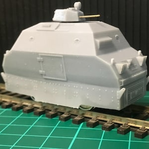 OO gauge Wickham Armoured train - Vietnam era with static display option