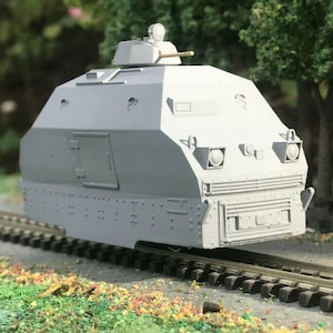 OO9 Type 42 Wickham Armoured train - Vietnam era for a KATO 109 chassis - 009