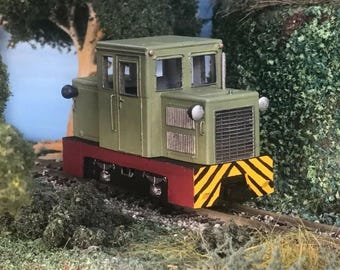 Carrosserie de locomotive diesel à voie étroite hongroise forestière OO9 009 pour KATO 109
