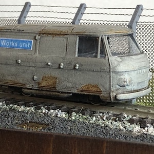 OO9 Commer Van Triebwagen Bausatz - passend für ein getrimmtes KATO 109 Fahrgestell - 009