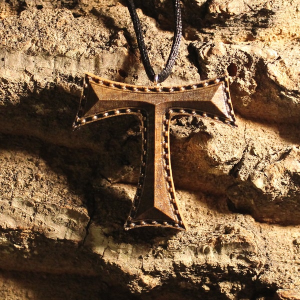 Tau Cross Christian Necklace, Christian Gift